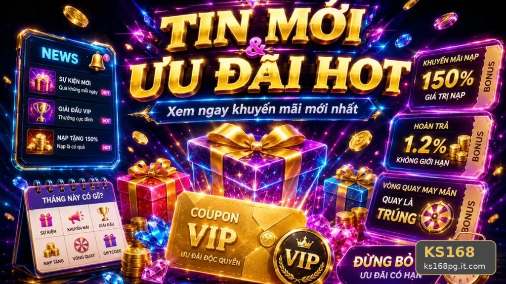 Hướng Dẫn Người Mới Kiểm Tra Giao Diện Tin Tức KS168 Và Thông Tin Ưu Đãi Chi Tiết Tại ks168pg.it.com